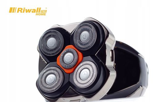 GOLARKA MĘSKA AKUMULATOROWA RIWALL MASZYNKA DO GOLENIA 5D LED USB-C TRYMER na Arena.pl