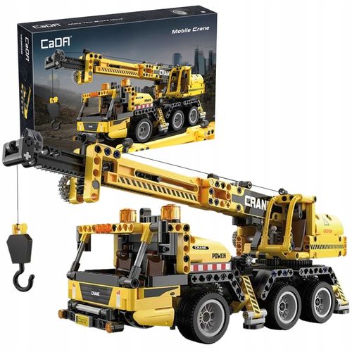 CADA KLOCKI TECHNIC ŻURAW DŹWIG 37 CM DUŻY POJAZD BUDOWLANY 658 EL. na Arena.pl