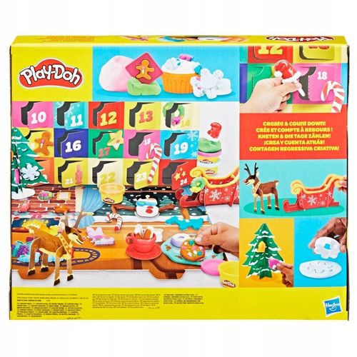 Play-Doh Ciastolina Kalendarz Adwentowy Świąteczny akcesoria Hasbro G0501 na Arena.pl