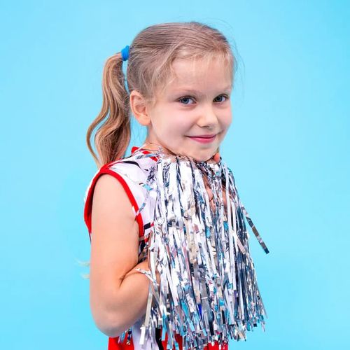 Pompony cheerleaderki srebrne 2szt na Arena.pl