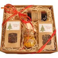 Prezent na Święta dla Mamy Taty Kosz Prezentowy na Gwiazdkę Święta