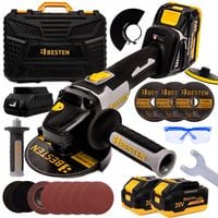 Szlifierka Kątowa Akumulatorowa Bezszczotkowa Kątówka Diax 2Xaku 4Ah