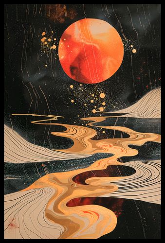 Plakat 40x60cm Planetarny Taniec na Arena.pl