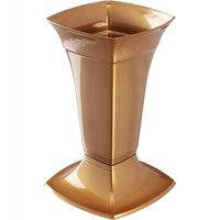 Wazon Na cmentarz Grób Flakon Nagrobny 30cm Złoty
