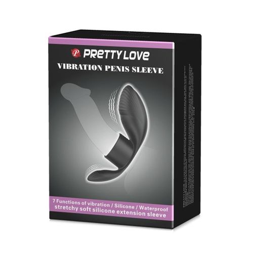 pretty love - vibration penis sleeve 7 functions black na Arena.pl