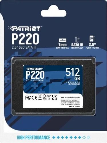 SSD PATRIOT P220 512GB SATA3 2,5" na Arena.pl