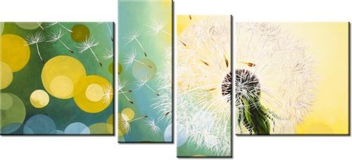 120CM 55 OBRAZ 4 ELEM DMUCHAWIEC SŁOŃCU ŚCIENNY na Arena.pl