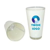 Szklanka Latte Duża nadruk TWOJE LOGO NAPIS gadżet firmowy 10 sztuk