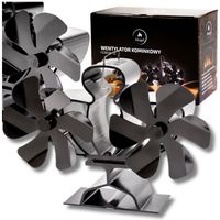 wentylator kominkowy podówjny termoelektryczny dystrybutor powietrza