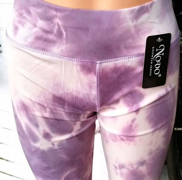 Legginsy Ombre LILIOWE z wysokim stanem r. L/XL zdjęcie 2