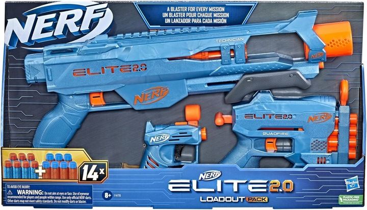 NERF Elite 2.0 Loadout 3pcs F4178 Pistolet zdjęcie 4