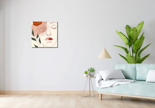 Obraz 50x50cm Beż i Twarz na Arena.pl