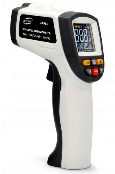 PIROMETR TERMOMETR LASEROWY BEZDOTYKOWY MIERNIK TEMPERATURY -50 +950 st.C zdjęcie 12