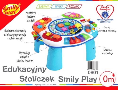 Wypasiony Stolik Edukacyjny Muzyczny Smily Play Arena Pl