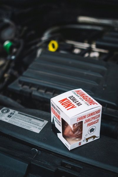 NATURALNY ODSTRASZACZ NA KUNY DO SAMOCHODU KUNAGONE PRZECIWKO KUNOM 4x1-PAK zdjęcie 7