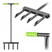 AERATOR RURKOWY RĘCZNY 36cm KOLCE WIDŁY NAPOWIETRZANIA TRAWNIKA AREATOR