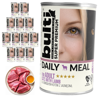 BULTI Daily Meal Adult mokra karma dla kota Jagnięcina 12x400g