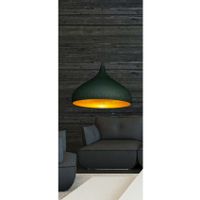 Loftowa LAMPA wisząca 8112/1 -01 Elem metalowa OPRAWA industrialny ZWIS kropla czarna złota