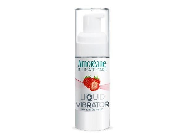 Żel/Sprej-Liquid Vibrator Strawberry 30Ml. zdjęcie 1