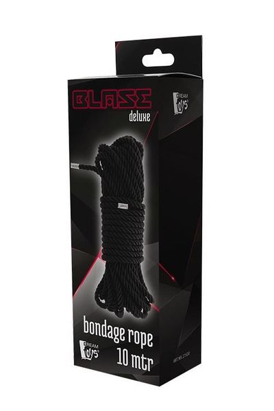 Blaze Deluxe Bondage Rope 10M Black zdjęcie 1