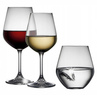 Zestaw szkła kieliszki i szklanki Lyngby Glas 18el