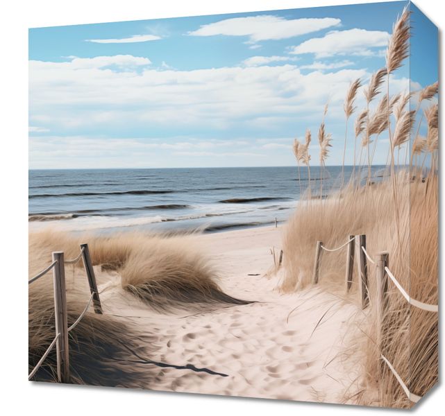 Obraz 40x40cm Nadmorski Most zdjęcie 1