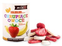 Chrupiące owoce liofilizowane Banan Truskawka 80g