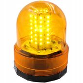 Lampa Ostrzegawcza Błyskowa Kogut Magnes Bardzo Mocna Pomarańczowy 12V