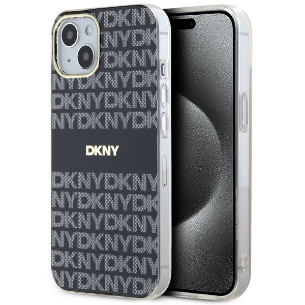 Etui DKNY do iPhone 15, iPhone 14, iPhone 13, Czarny, MagSafe zdjęcie 1