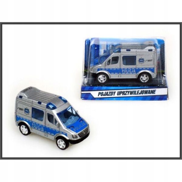 Mini Van policja 8 cm HKG070 zdjęcie 2