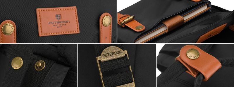 plecak ptn gamma-5325 black-brown zdjęcie 8