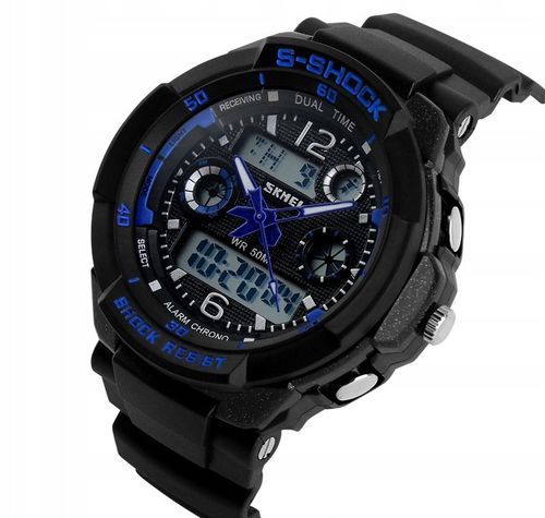 Zegarek dziecięcy SKMEI elektroniczny stoper data alarm podświetlenie na Arena.pl