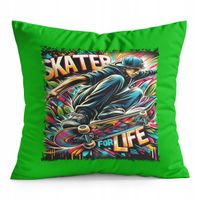 PODUSZKA ZIELONA PREZENT - DESKOROLKA SKATE SPORT OLLIE