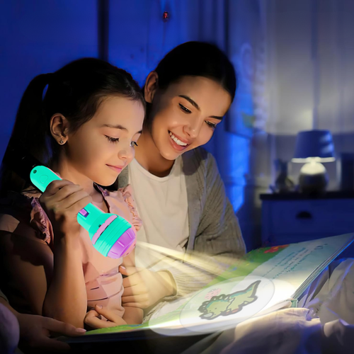 latarka projektor dla dzieci pokaz slajdów rzutnik obrazków na ścianę sufit na Arena.pl