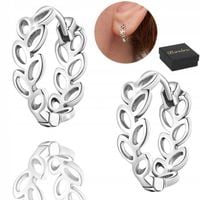 Kolczyki Srebrne PRÓBA 925 KOŁA OBRĘCZE Kolczyki SREBRO Kółka Damskie