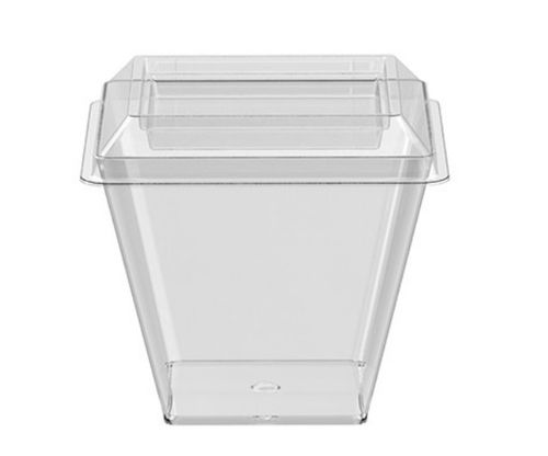 Pojemniki pucharki do deserów przekąsek z pokrywką 120ml 50sztuk na Arena.pl