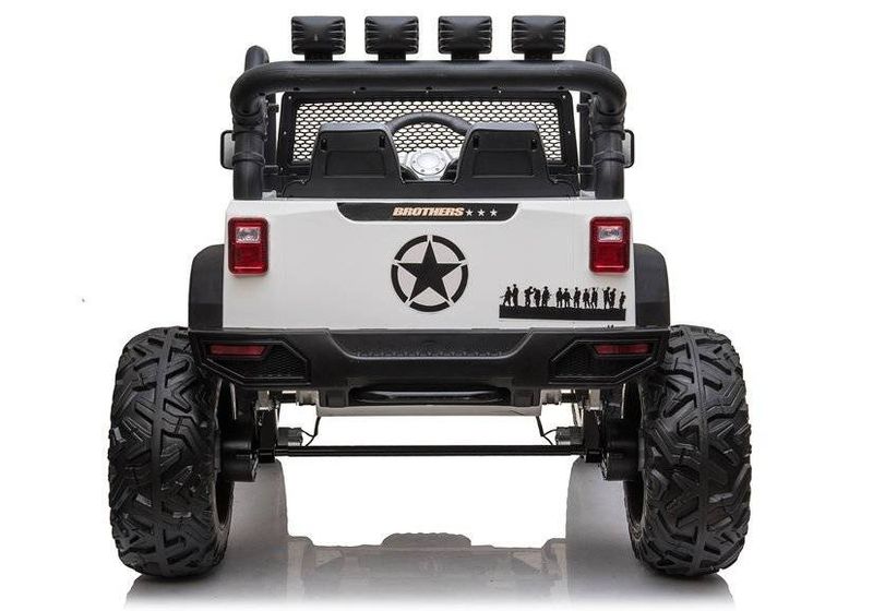 Auto na akumulator Jeep JC666 Biały zdjęcie 5