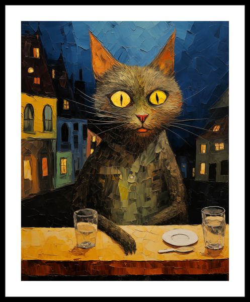 Plakat 40x50cm Nocny Obserwator zdjęcie 3