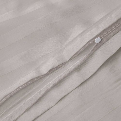 Poszewka satyna bambusowo-bawełniana STRIPE GREY/50x60 na Arena.pl