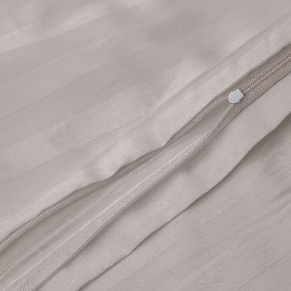 Poszewka satyna bambusowo-bawełniana STRIPE GREY/50x60 zdjęcie 3