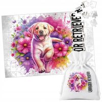 PUZZLE TRADYCYJNE - PIES PSY PIESEK RASA LABRADOR RETRIEVER - 24 el