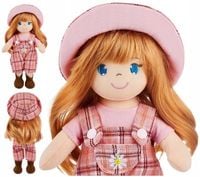 Smily Play Julka LALKA szmacianka LALA duża miękka 35cm różowa OGRODNICZKA