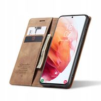 ELEGANCKIE ETUI Z KLAPKĄ SPACECASE WALLET SKÓRZANE CASE DO GALAXY S21