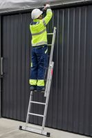 Rusztowanie aluminiowe 2x6 podest roboczy składany drabina 3w1 BAULICH