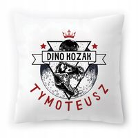 Poduszka Dla Tymoteusza Na Urodziny Ze Zdjęciem Na Prezent Biała 40X40 Cm