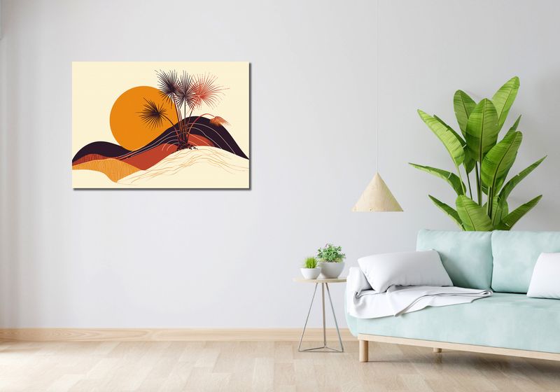 Obraz 100x70cm Słoneczny Horyzont zdjęcie 2