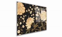 OBRAZ NA SZKLE PROSTOKĄTNY 30x20cm 103 Jasne kwiaty
