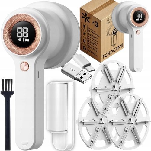 GOLARKA DO UBRAŃ AKUMULATOROWA MASZYNKA 3 TRYBY USB-C 2000mAh 4x 6 na Arena.pl