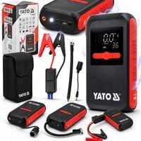 URZĄDZENIE ROZRUCHOWE YATO 600A Z KOMPRESOREM I POWER BANKIEM 12000mAh 12V