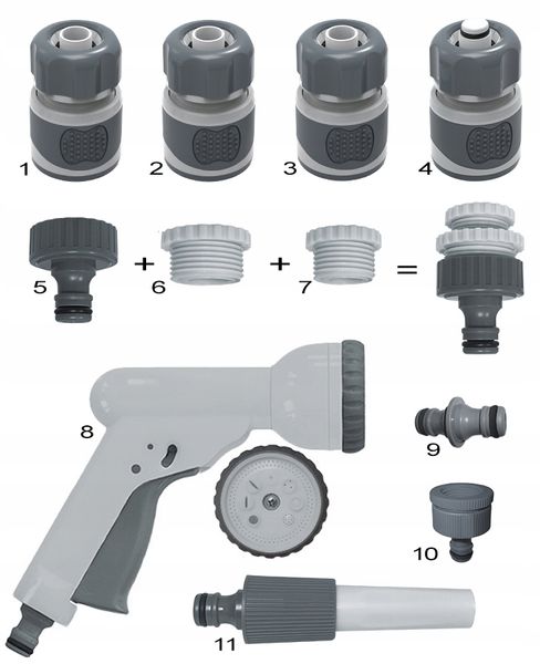 WÓZEK ALU WĄŻ OGRODOWY 4-WARSTWOWY 1/2 50 METRÓW BEST POLSKA ZRASZACZ KPL zdjęcie 6